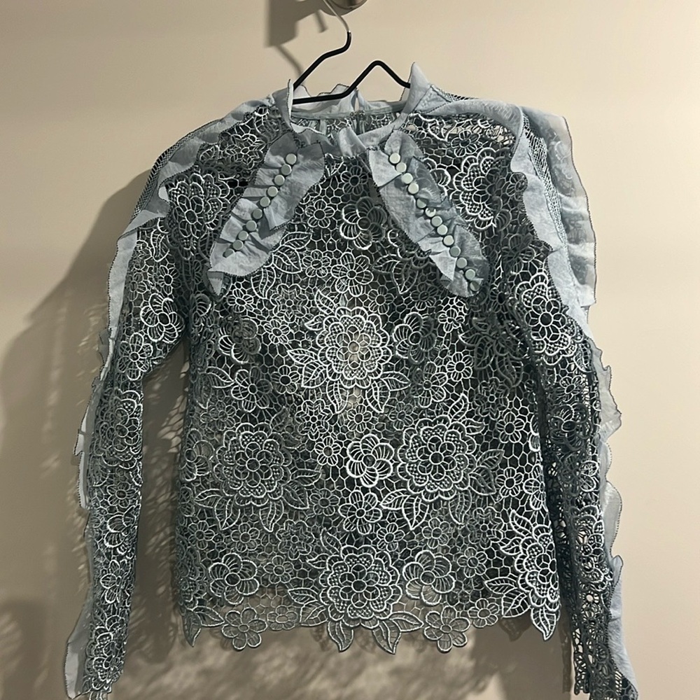 Self Portrait Lace Blouse